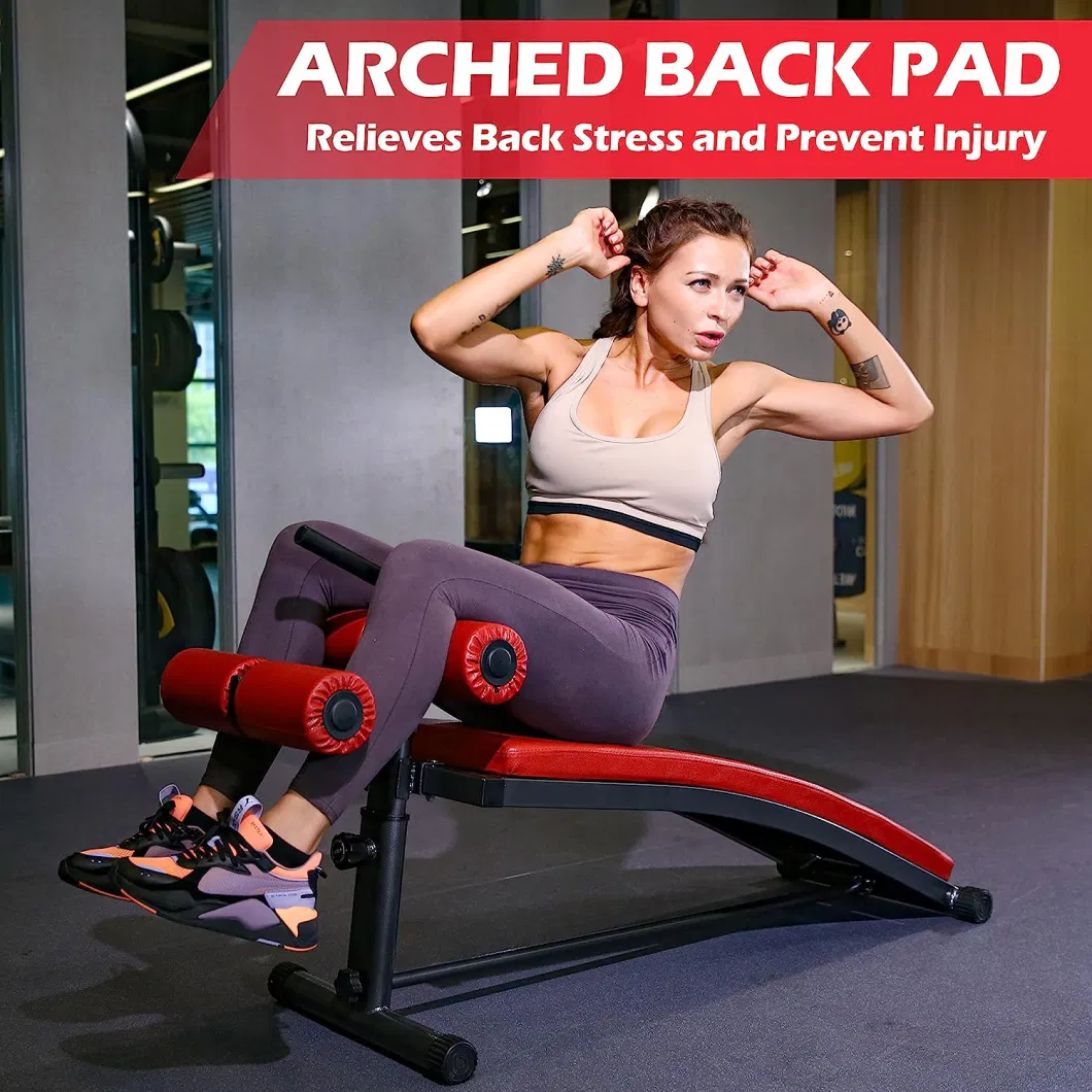 Solid ABS Workout Equipment Home Gym Sit up Bench