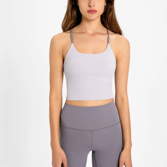 Personalização alta confortável mulheres ginásio sutiã yoga fitness roupa interior yoga wear