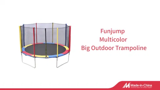 Funjump Fancy Garden Square Kids 8FT Trampolim Cama Trampolim